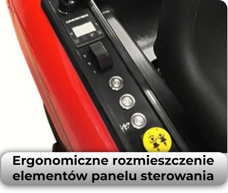 Deska rozdzielcza w riderze Weibang WB81EC-B